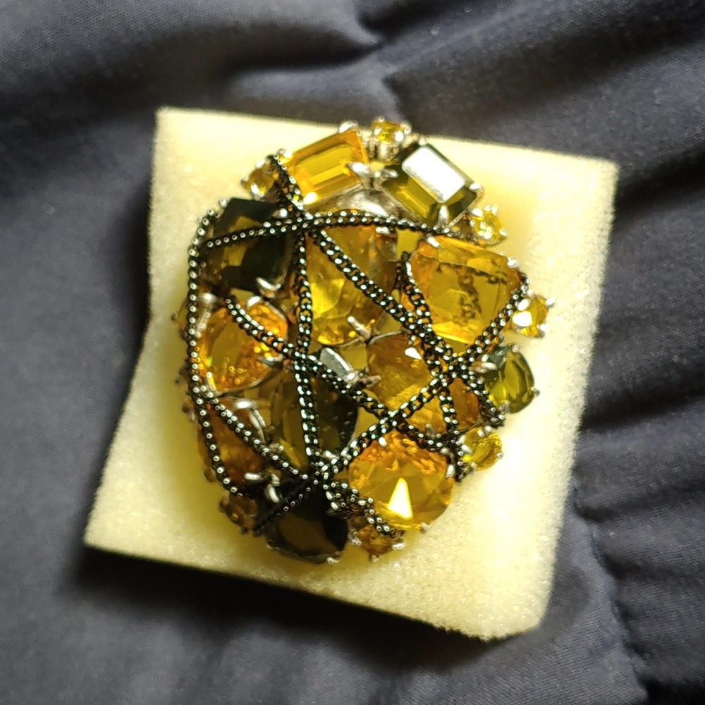 Stella & For After the Rain Silver Brooch